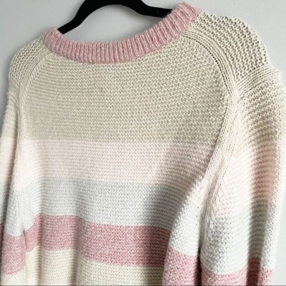 𝅺La Vie Rebecca Taylor Strip Merino Knit Sweater - Picture 9 of 10